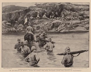 In Missione di Misericordia, andando ad assistere i feriti boeri dopo la Battaglia di Paardeberg